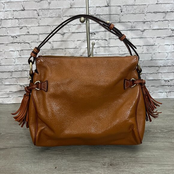 Dooney and Bourke Pebble Grain Tassel Shoulder Bag - Picture 2 of 7